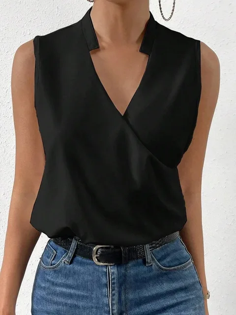 Aurore Tank Top for Women – Soft V-neck, lightweight and comfortable fit - Image 4