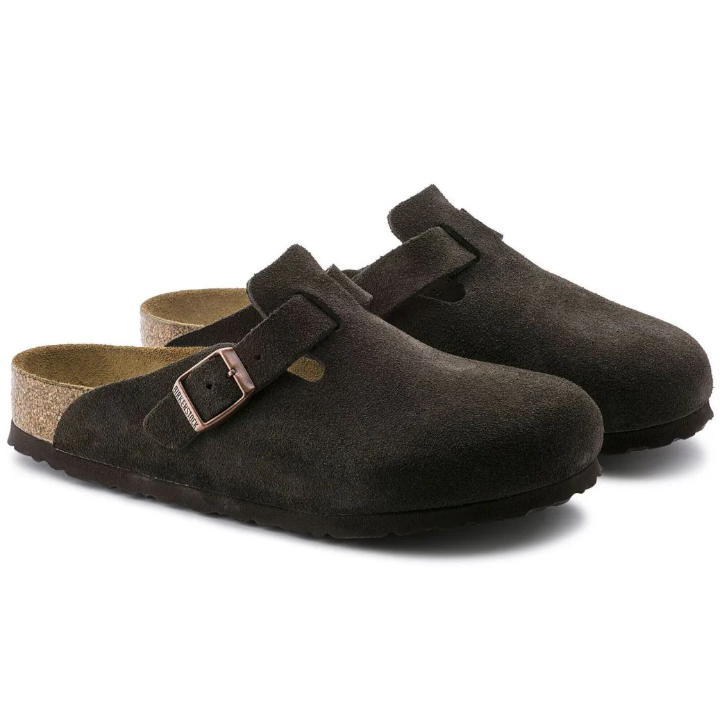 Boston Soft Footbed Wildleder Clog | Premium Unisex Komfortschuh mit Extra-Dämpfung - Image 28