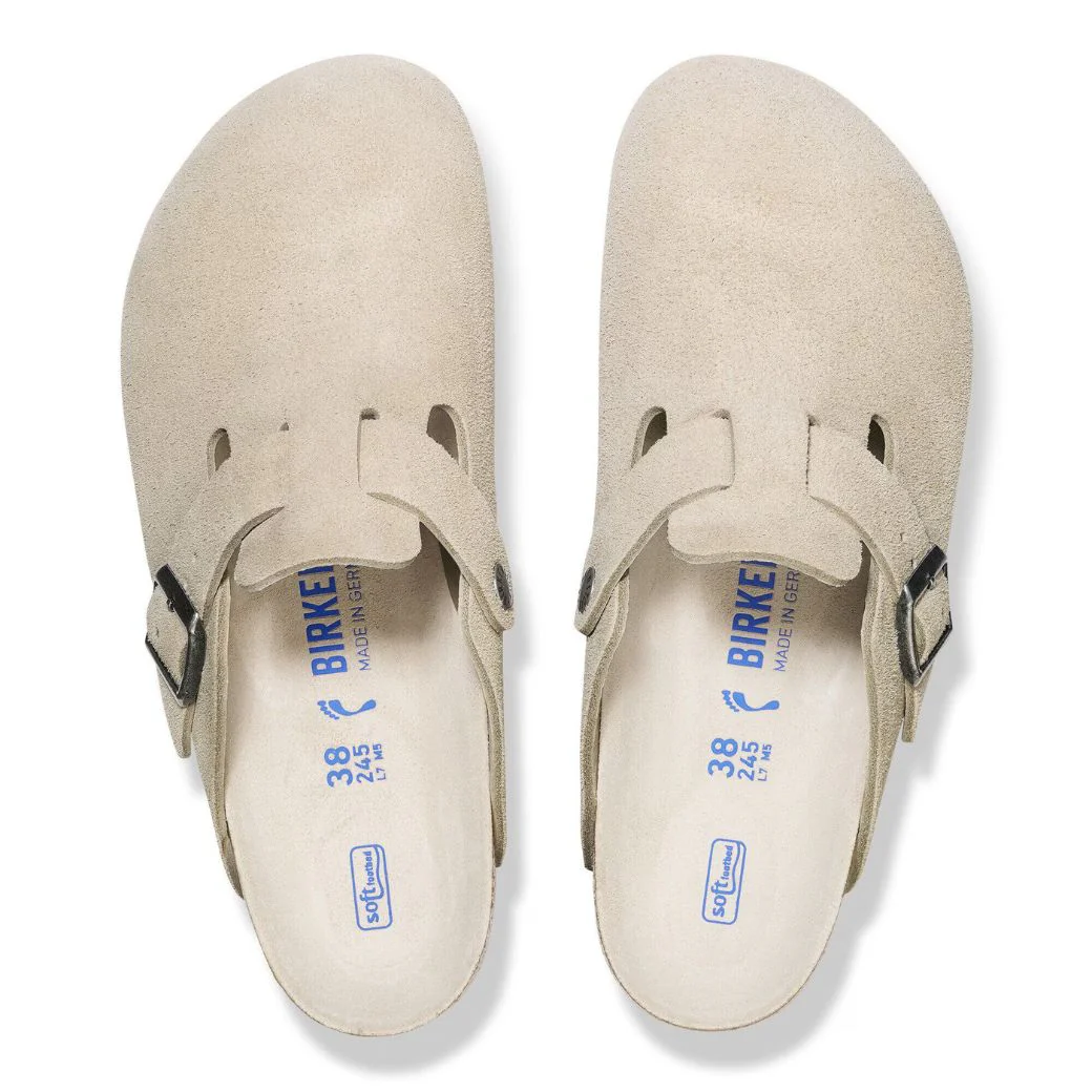 Boston Soft Footbed Wildleder Clog | Premium Unisex Komfortschuh mit Extra-Dämpfung - Image 33