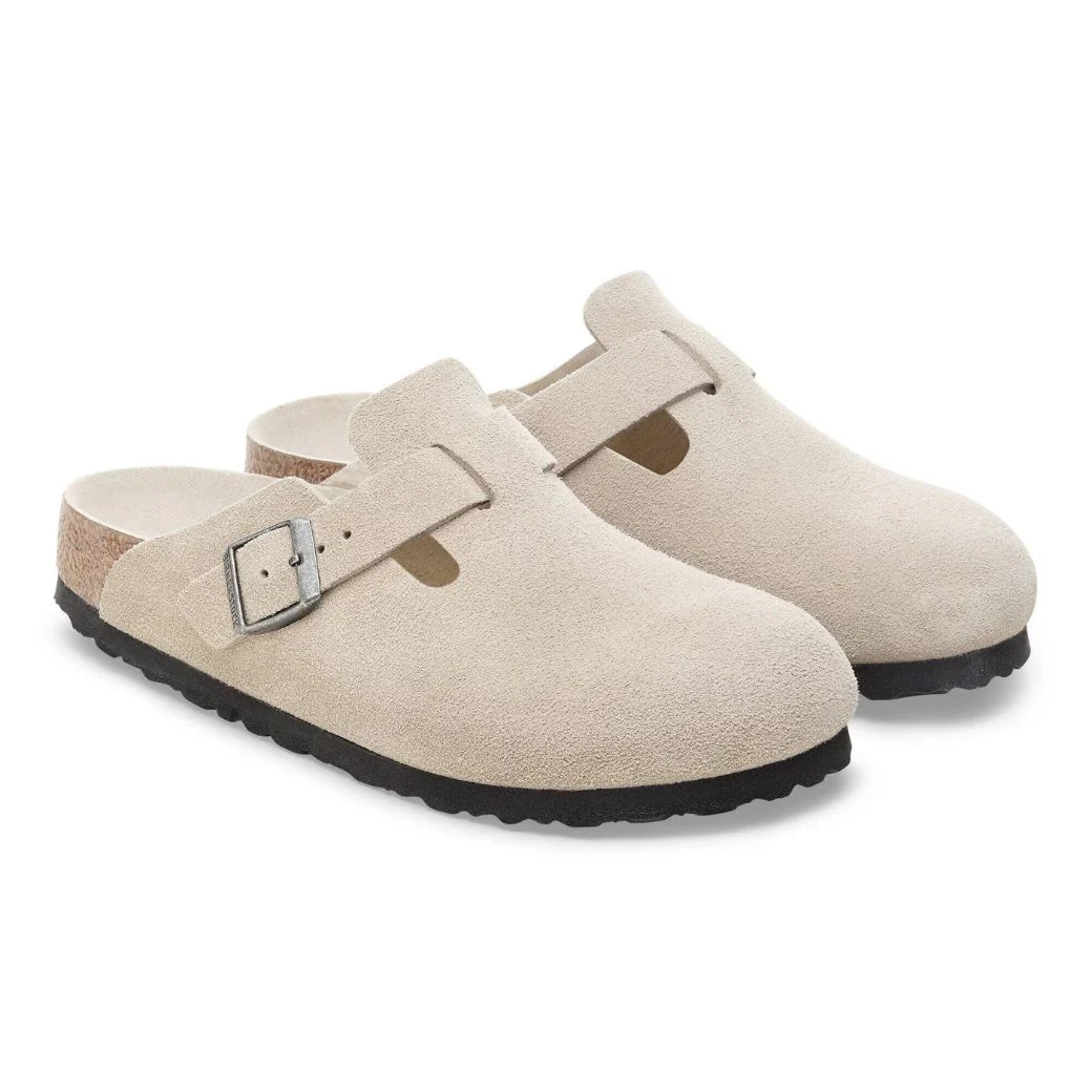 Boston Soft Footbed Wildleder Clog | Premium Unisex Komfortschuh mit Extra-Dämpfung - Image 38