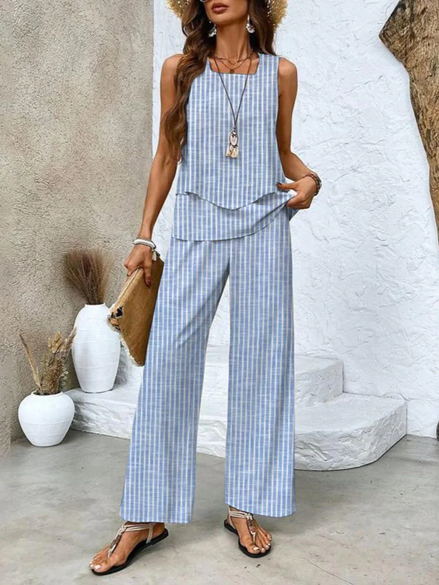Ghislaine Women's Set – Elegant Floral Print Top & Pants with Flattering Cut and Comfort - Image 5