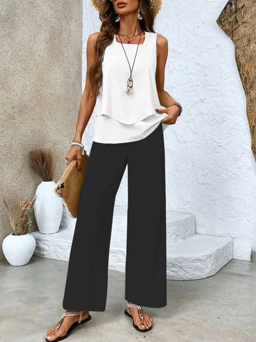 Ghislaine Women's Set – Elegant Floral Print Top & Pants with Flattering Cut and Comfort - Image 6