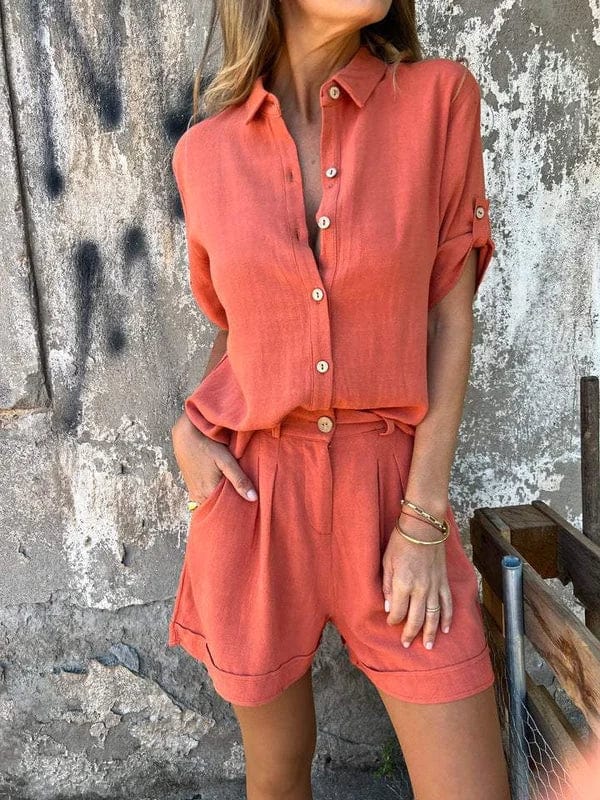 Lyca Women's Summer Ensemble – Casual Set in Light & Comfortable Linen for Hot Days - Image 3