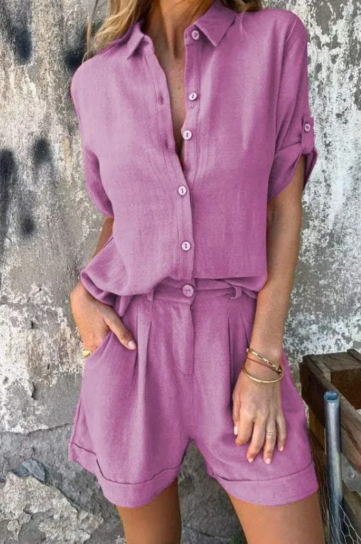 Lyca Women's Summer Ensemble – Casual Set in Light & Comfortable Linen for Hot Days - Image 6