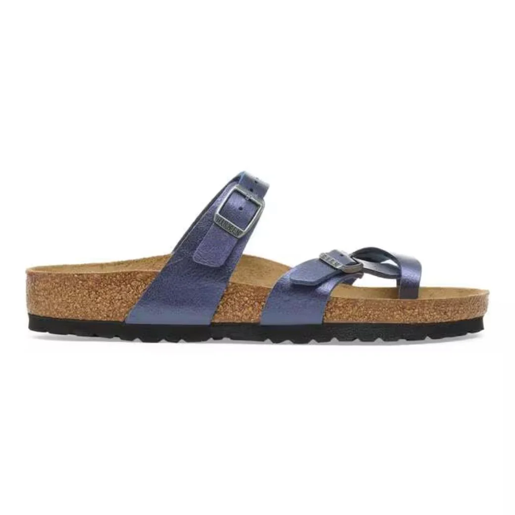 Mayari Damen Sandalen Birko-Flor | Bequeme Zehensteg Sandalen mit Korkfußbett - Image 14