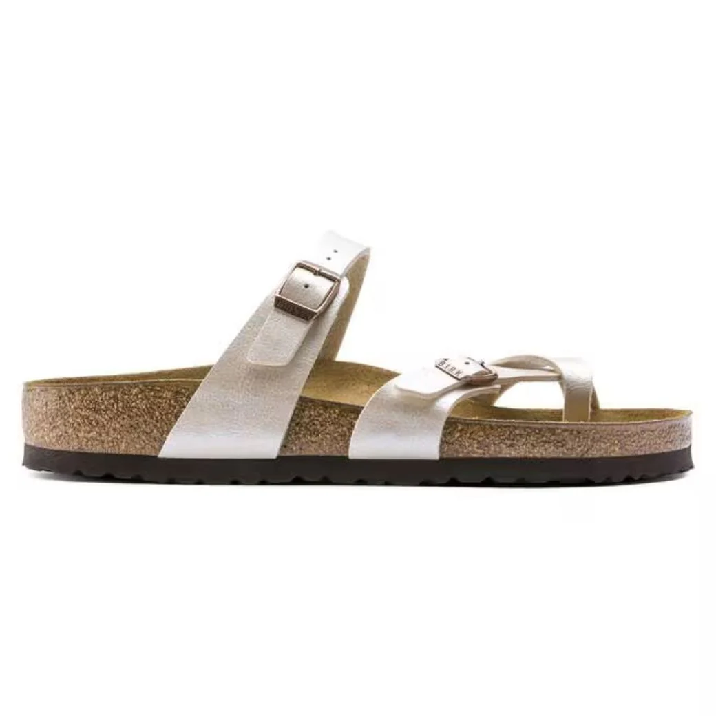 Mayari Damen Sandalen Birko-Flor | Bequeme Zehensteg Sandalen mit Korkfußbett - Image 19