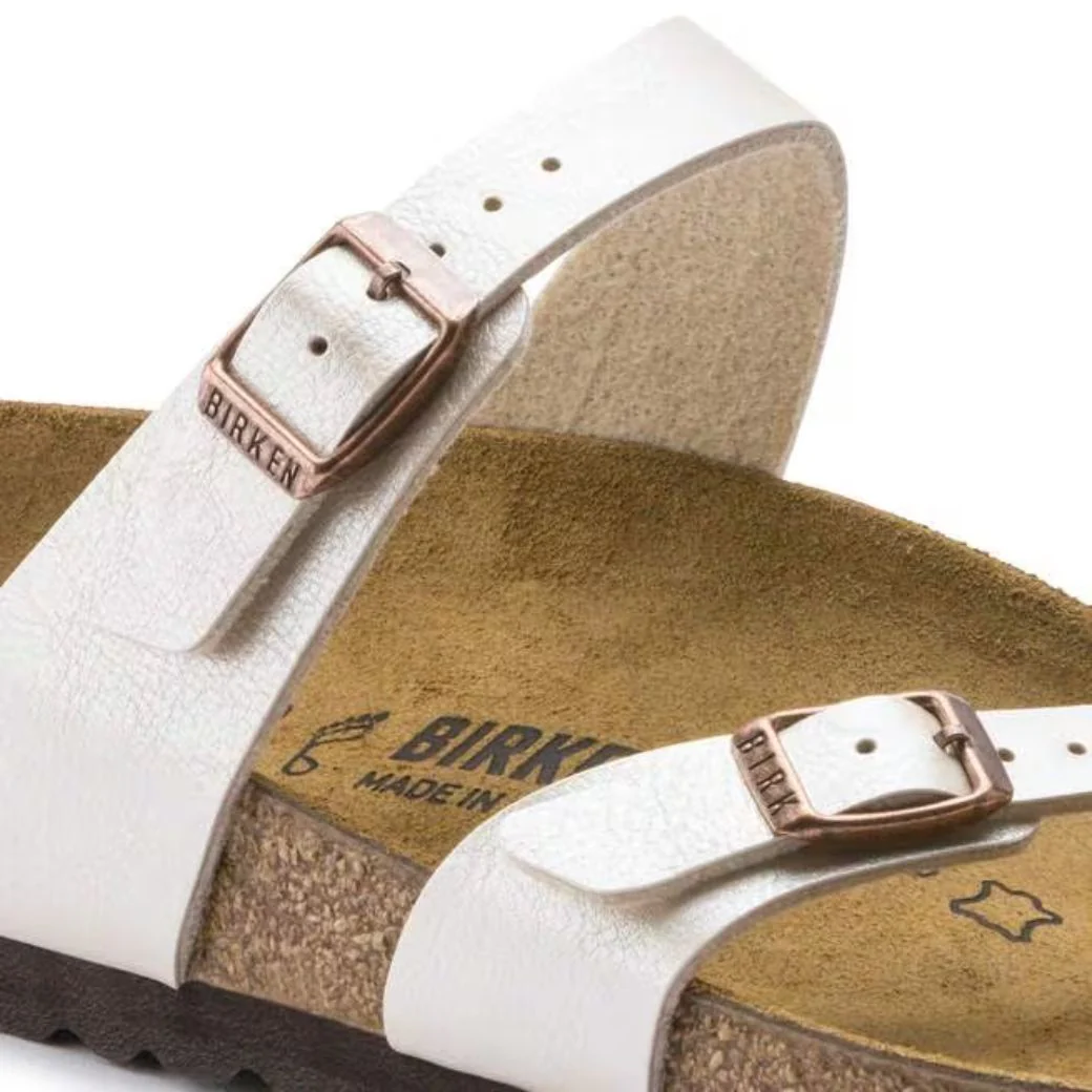 Mayari Damen Sandalen Birko-Flor | Bequeme Zehensteg Sandalen mit Korkfußbett - Image 20