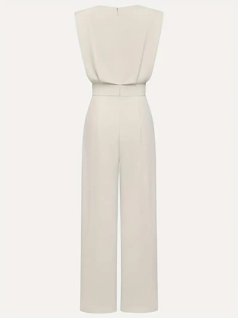 Mira Women's Jumpsuit – Elegant Jumpsuit with High Waist, Straight Legs & Lightweight Fabric - Image 4