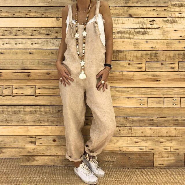 Seraphine Women's Jumpsuit – Sleeveless Bohemian Style, Lightweight Fabric & Summer Comfort - Image 5